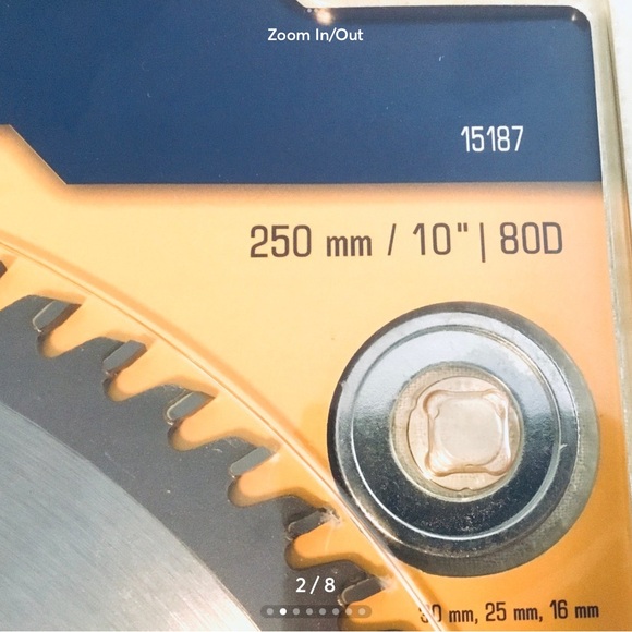 LOT OF 5 NEW SEALED IRWIN 10" 80D CARBIDE TIPPED CIRCULAR SAW BLADE # 15187 - Picture 3 of 8